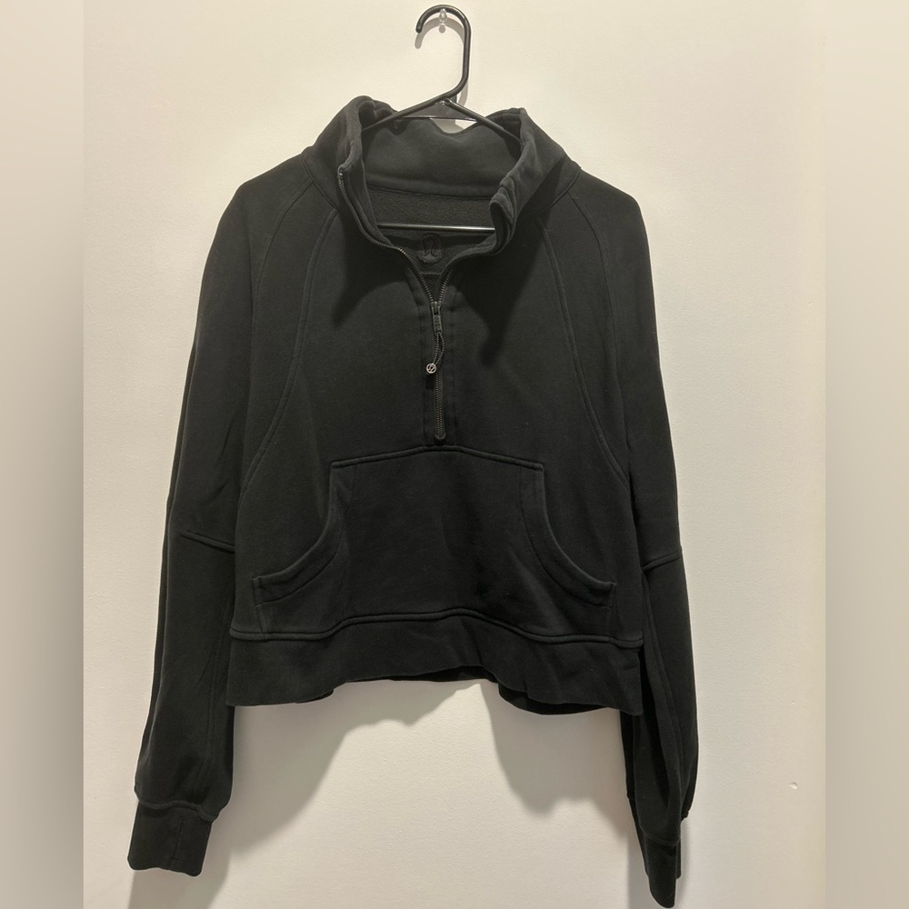 Scuba Oversized Funnel-Neck Half Zip